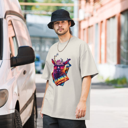 Llama Chile Shop Oversized Faded Tee